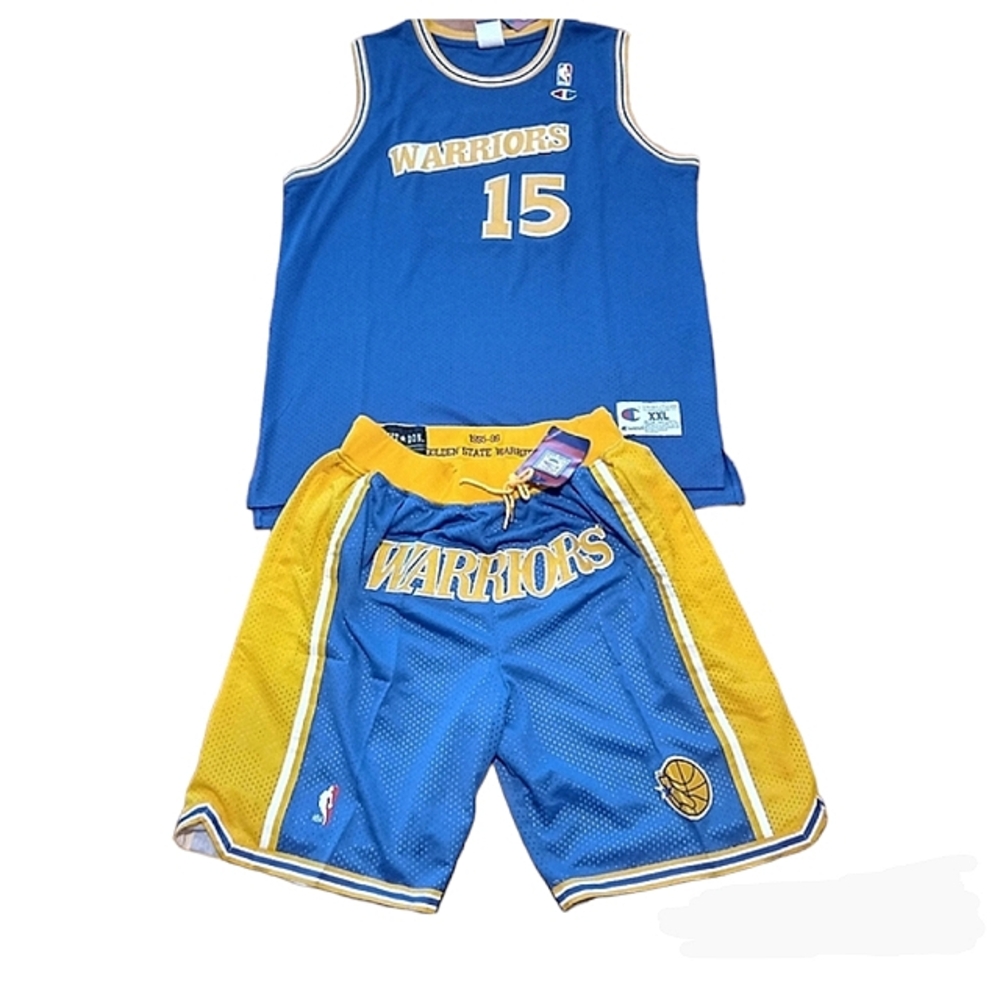Latrell Sprewell Warriors Champion 🏀 Jersey sz 54